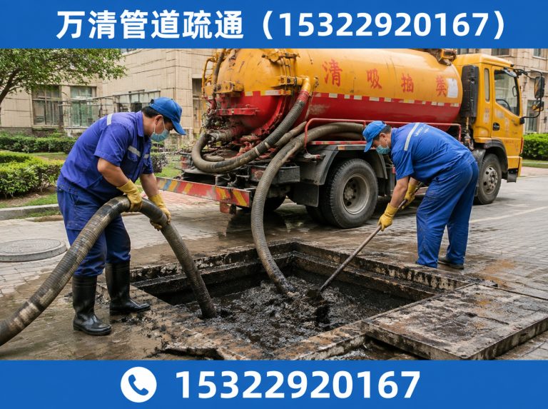 增城区化粪池清理展示图