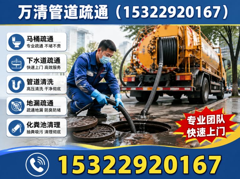 增城区番禺区管道疏通展示图